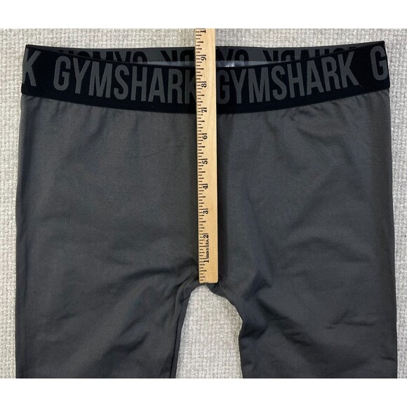 Gymshark Seamless Leggings Women's Medium Dark Gray High Waisted Workout Gym - Picture 7 of 7
